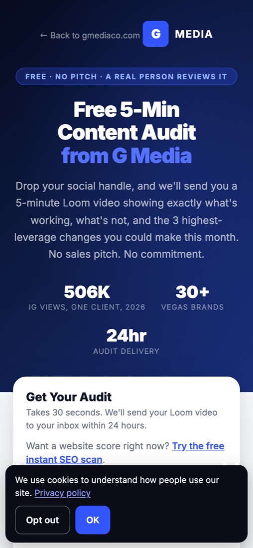 Apply page on mobile showing the 506K sourced stat